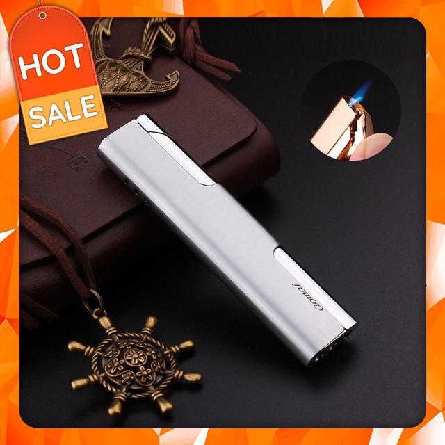 { HOT SALE } Hộp Quẹt Bật Lửa Hột Quẹt Bat  Lua Ga  Khò 1 Tia Aomai AM108 Thiết Kế Độc Lạ Sang Trọng Tinh Tế Dùng Gas Cao Cấp - Màu Ngẫu Nhiên