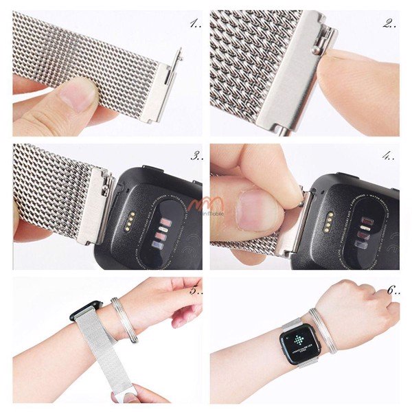 Dây lưới Milan FitBit Versa KLML20