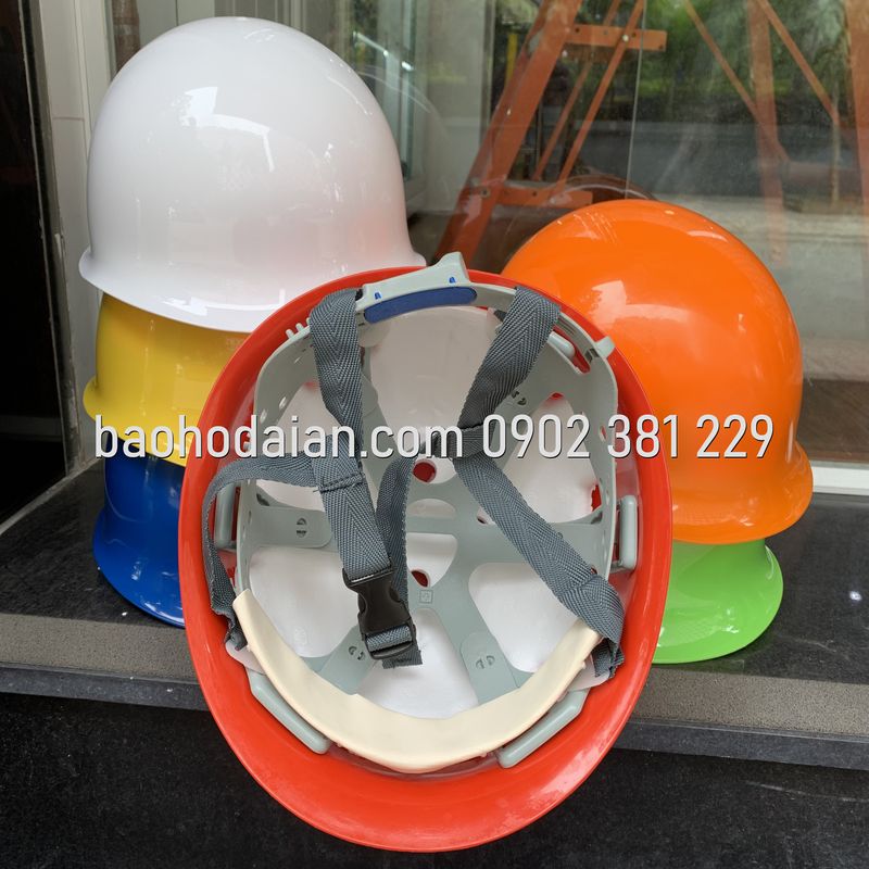 Nón bảo hộ kiểu Nhật - Có xốp chống va đập - 5 màu lựa chọn