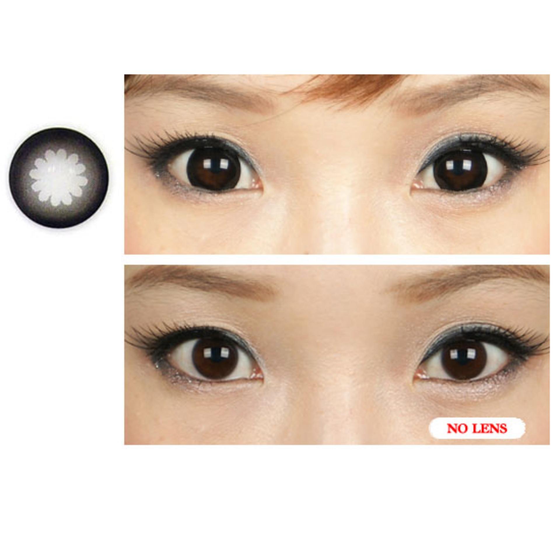 Lens màu đen không độ