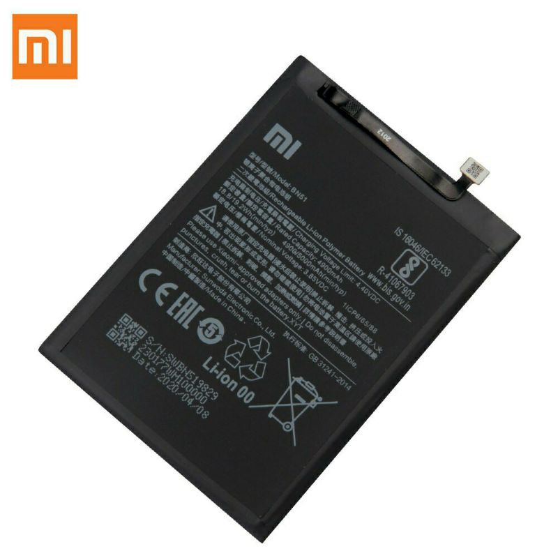Pin xịn xiaomi bn51 cho Xiaomi Redmi 8/ Redmi 8a dung lượng 5000mah - bảo hành 6 tháng cam kết hàng đúng mô tả chất lượng đảm bảo an toàn đến sức khỏe người sử dụng đa dạng mẫu mã