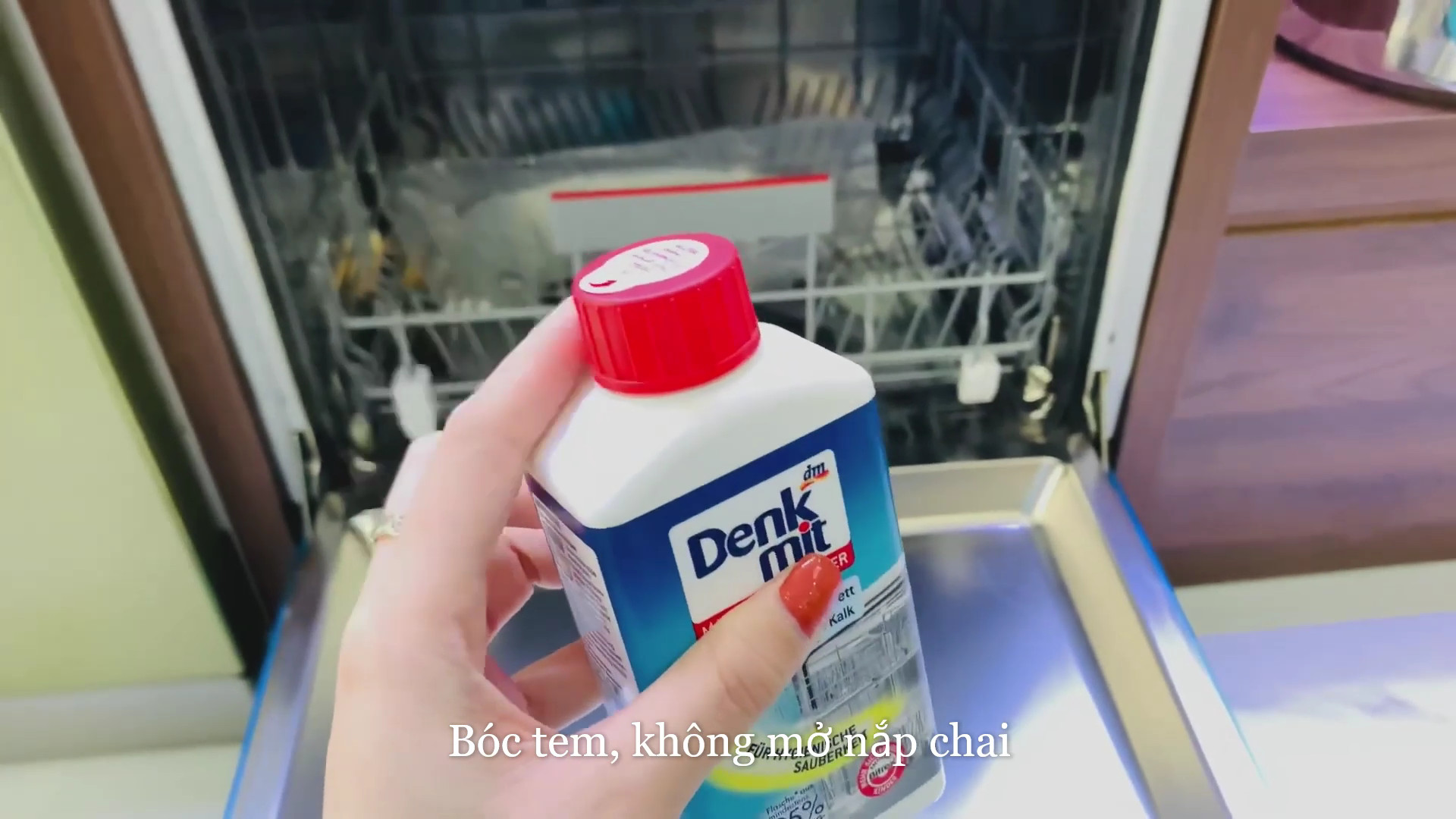 DUNG DỊCH VỆ SINH MÁY RỬA BÁT DENKMIT 250ML