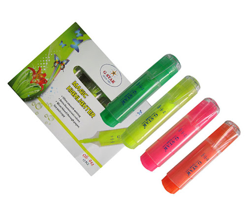 4 cây bút dạ quang Gstar 045