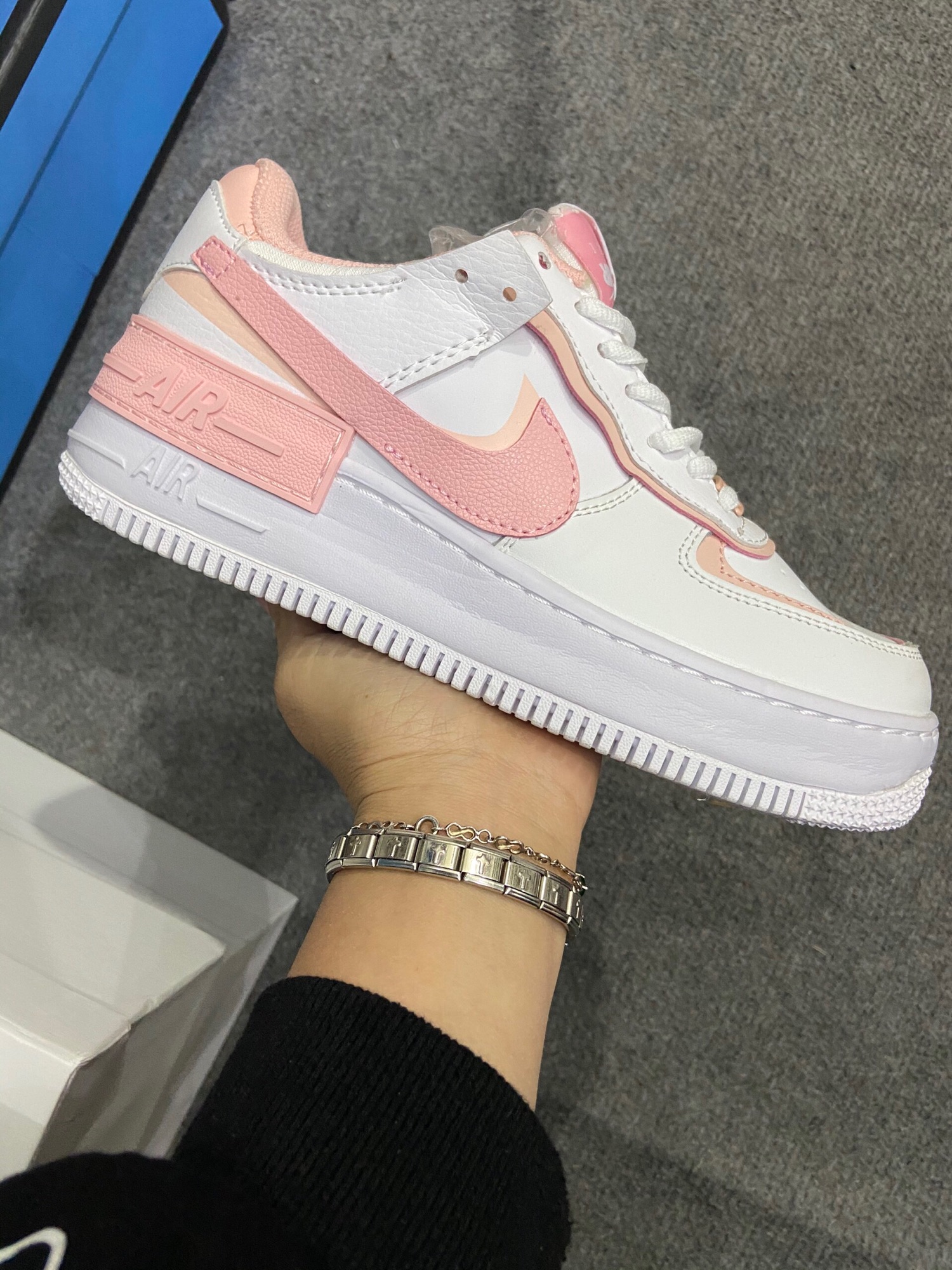 Nike af1 shadow white coral pink Clearance