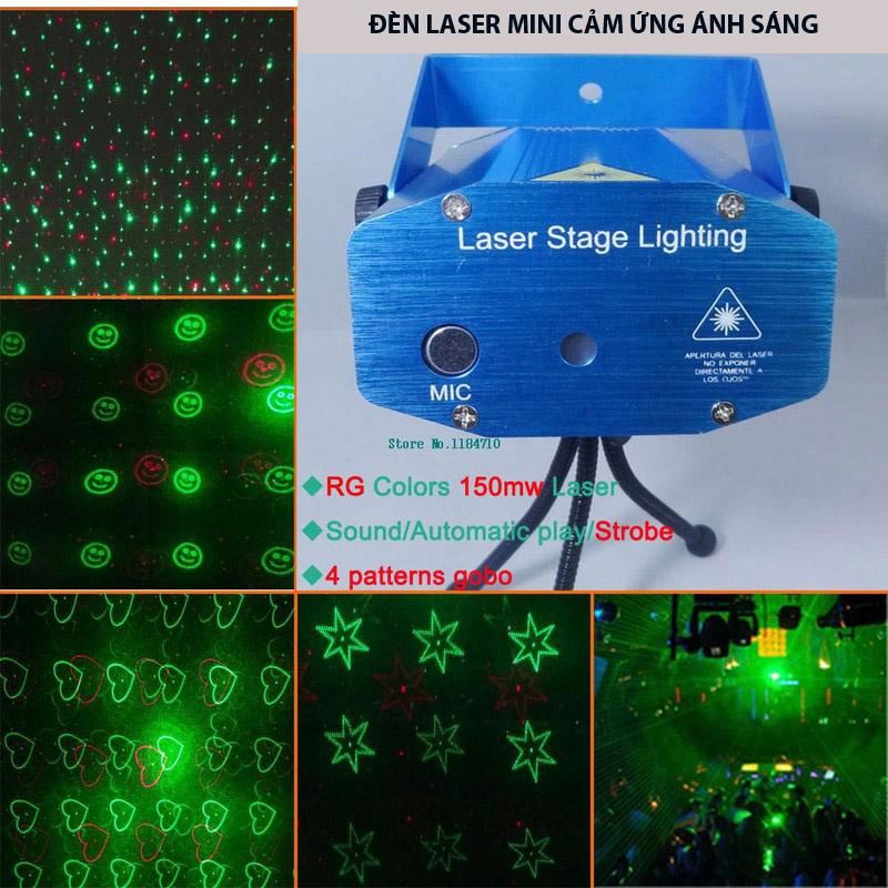 Đèn chiếu laser mini sân khấu đa năng laser mini lighting