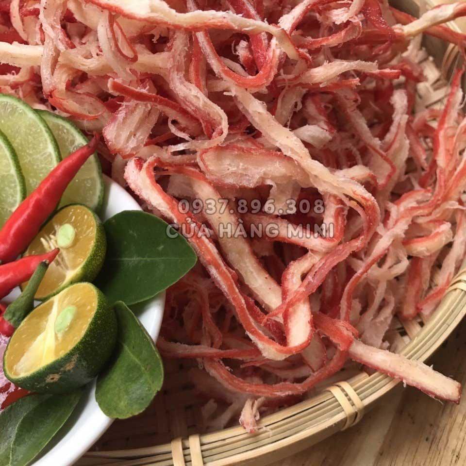 【DATE MỚI】Khô Mực Xé Sợi Hấp Nước Dừa ~250g (Sản Phẩm Như Hình)