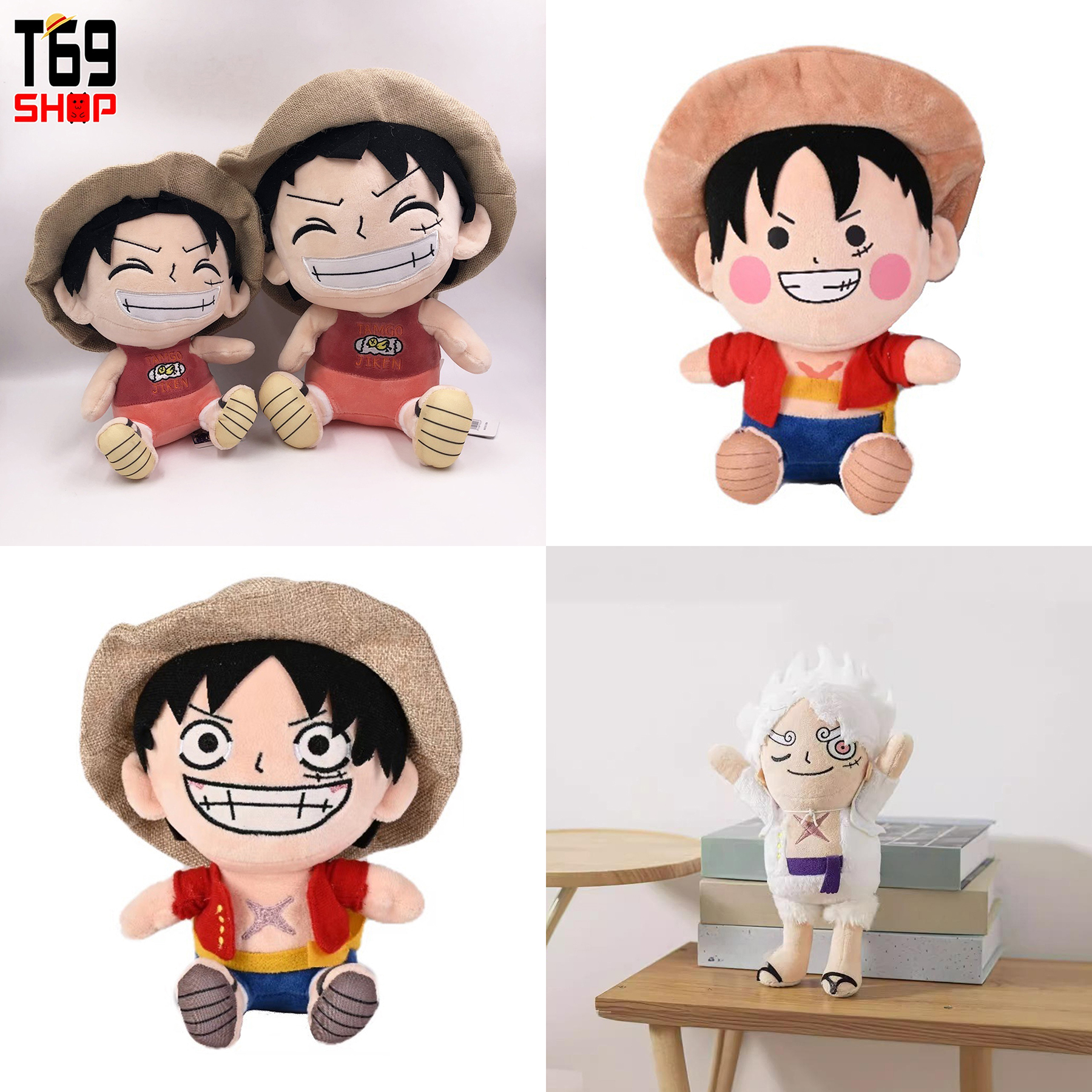 Gấu bông Luffy và Zoro - anime One Piece [T69 Shop]
