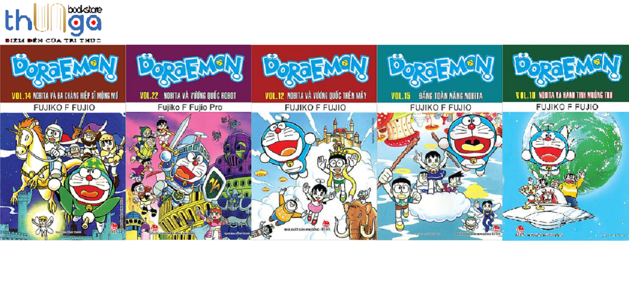 Sách - Combo Doraemon dài - 10 quyển (giao ngẫu nhiên) + bán kèm 1 bút viết