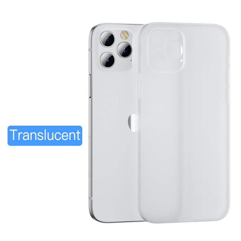 Ốp lưng nhám siêu mỏng chống sốc bảo vệ camera cho iPhone 12 11 Pro Max X