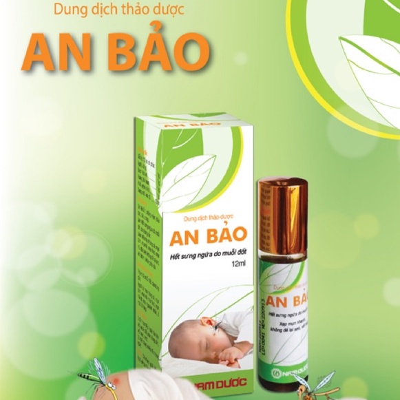 Dung dịch thảo dược an bảo - hết sưng ngứa do muỗi đốt