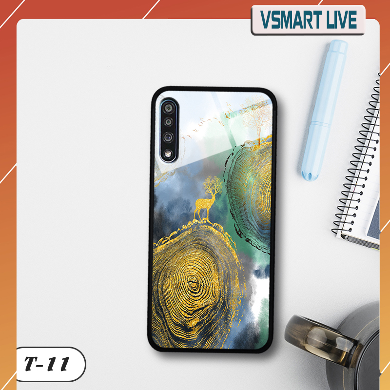 Ốp lưng kính VSMART LIVE in 3D ver 3