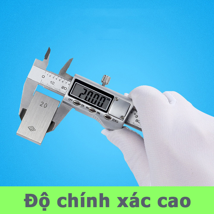 Thước kẹp điện tử thép không gỉ 150mm.