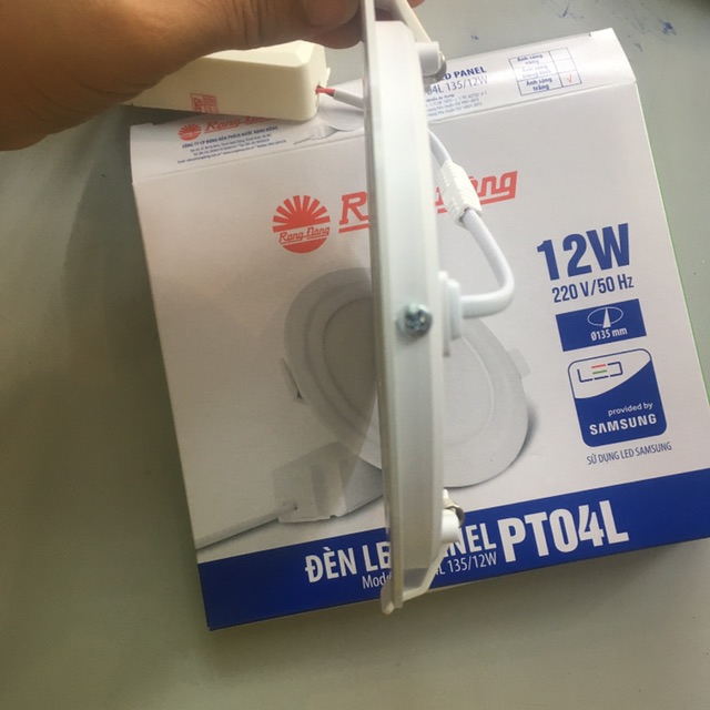 [HCM]ĐÈN LED ÂM TRẦN RẠNG ĐÔNG 9W 6W 12W MODEL PT04L