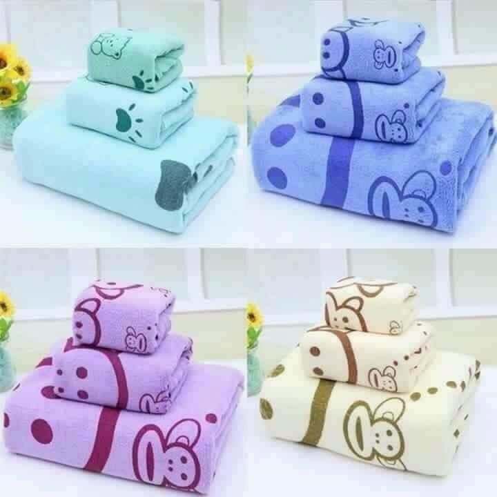 sét 3 khăn tắm thái các kích thước siêu thấm (cỡ 1m)