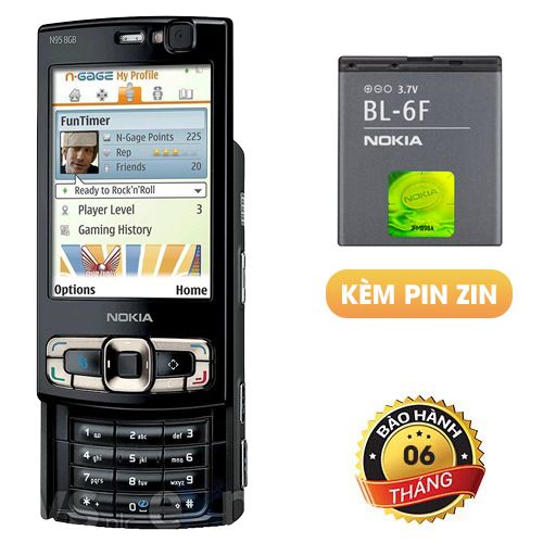 Điện thoại Nokia N95 Nắp Trượt - Main Zin - Hàng Chính Hãng