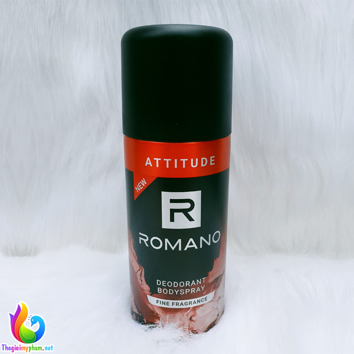 Xịt Khử Mùi Nam Romano Attitude 150ml
