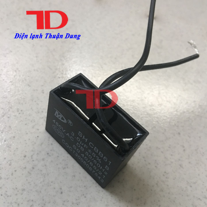Combo 10 tụ quạt dây 3.0uF, CAPA QUẠT 3.0