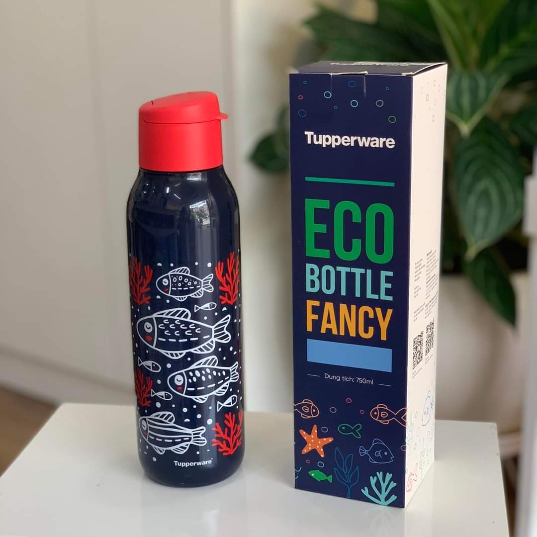 Bình Nước Tupperware 750ml Eco Fancy - Tupperware Mall Chợ Lớn