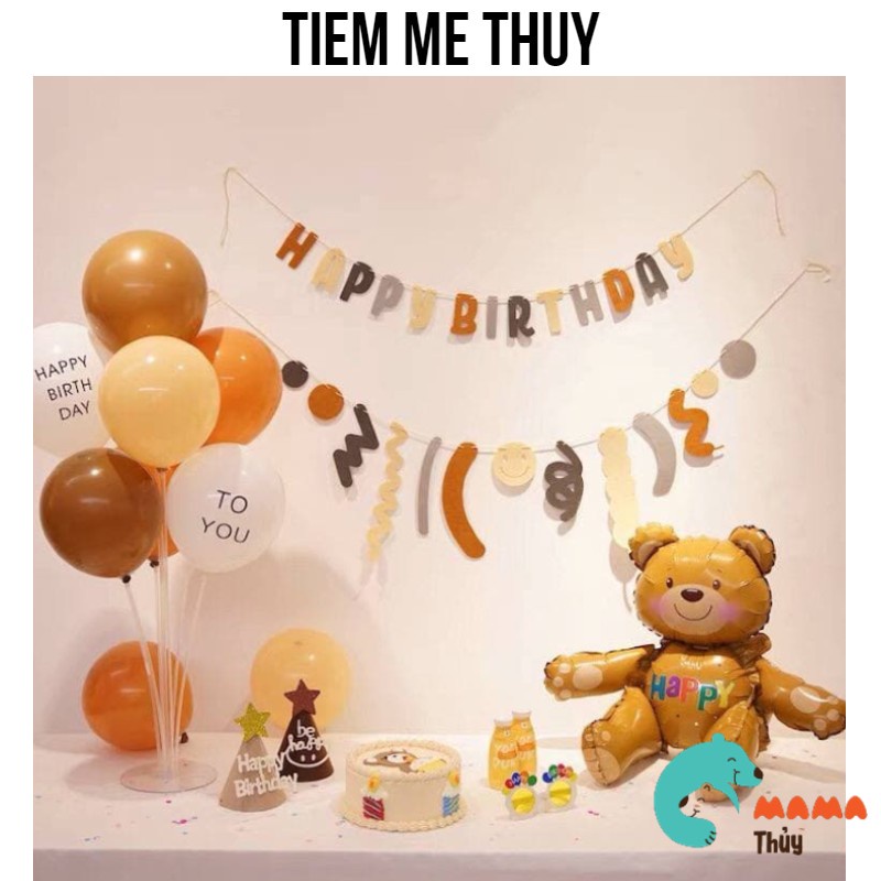 Bộ bóng trang trí sinh nhật phong cách Hàn Quốc 60 (119)