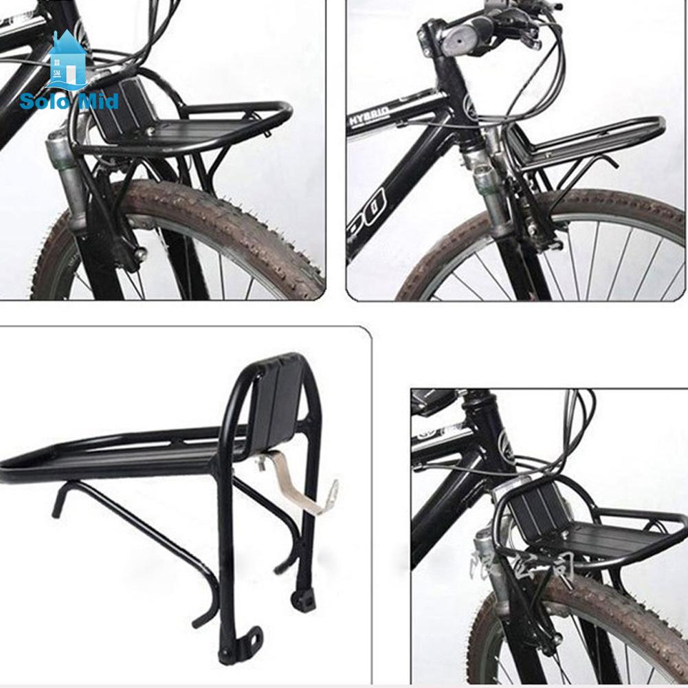 Solo mid hợp kim nhôm xe đạp xe đạp phía trước giá hành lý panniers khung