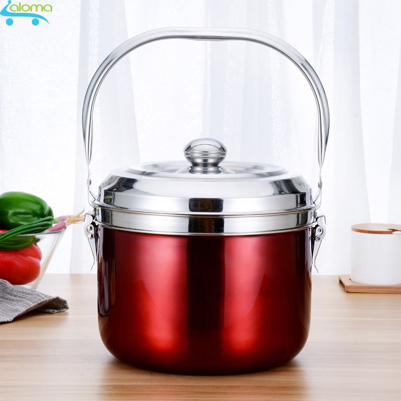 Nồi ủ nhiệt chân không đế gang 6.8 lít Thermal Cooker TC68 hầm gà nấu cháo hầm xương nấu chè dùng được bếp từ
