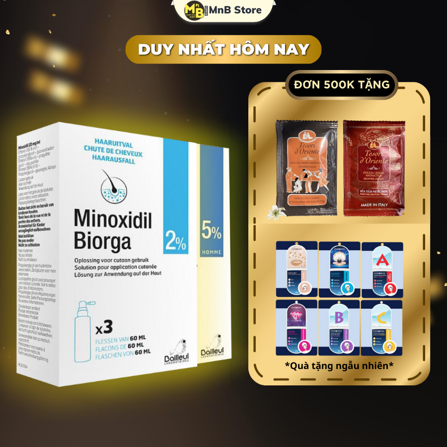Xịt mọc tóc Minoxidil Bailleul 2% 5% 60ml
