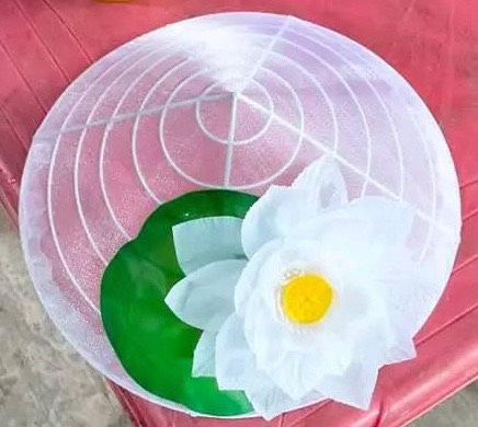 Nón múa, nón von hoa sen biểu diễn thuật chụp ảnh, nón đội đầu