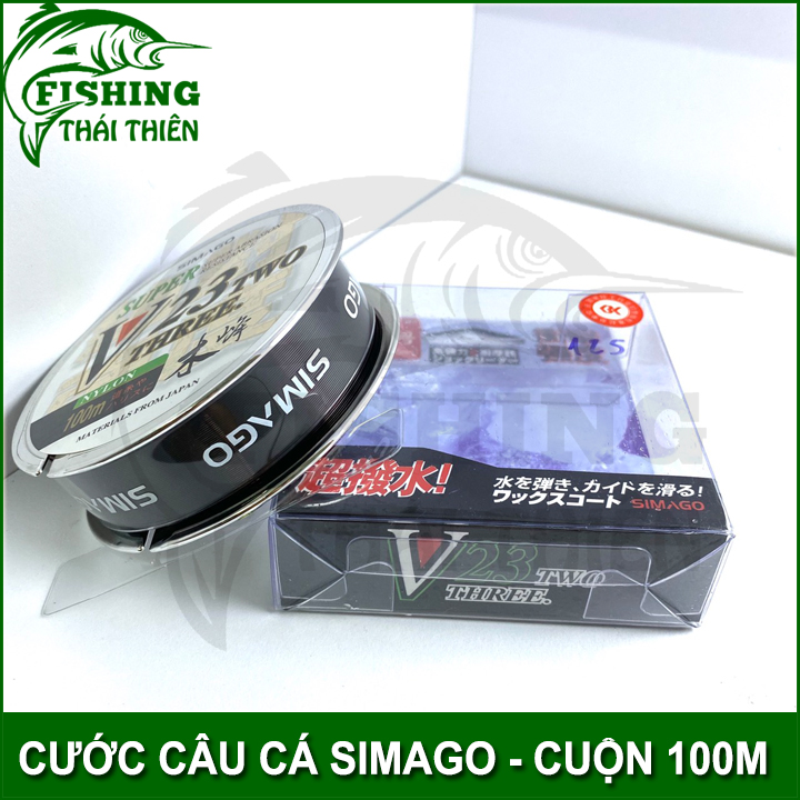 [HCM]Dây cước câu cá SIMAGO V23 cước nhật cuộn 100m