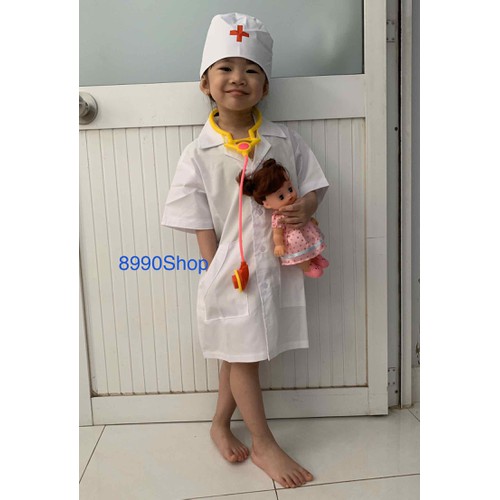 Trang Phục Áo Bác Sĩ Cho Bé Trai / Gái