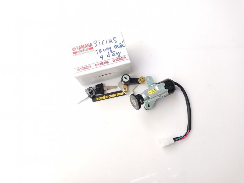 Bộ ổ khóa xe sirius trung quốc 4 dây