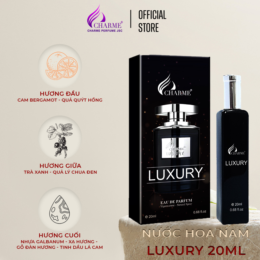 Nước Hoa Nam Luxury 80ml + Tặng kem body