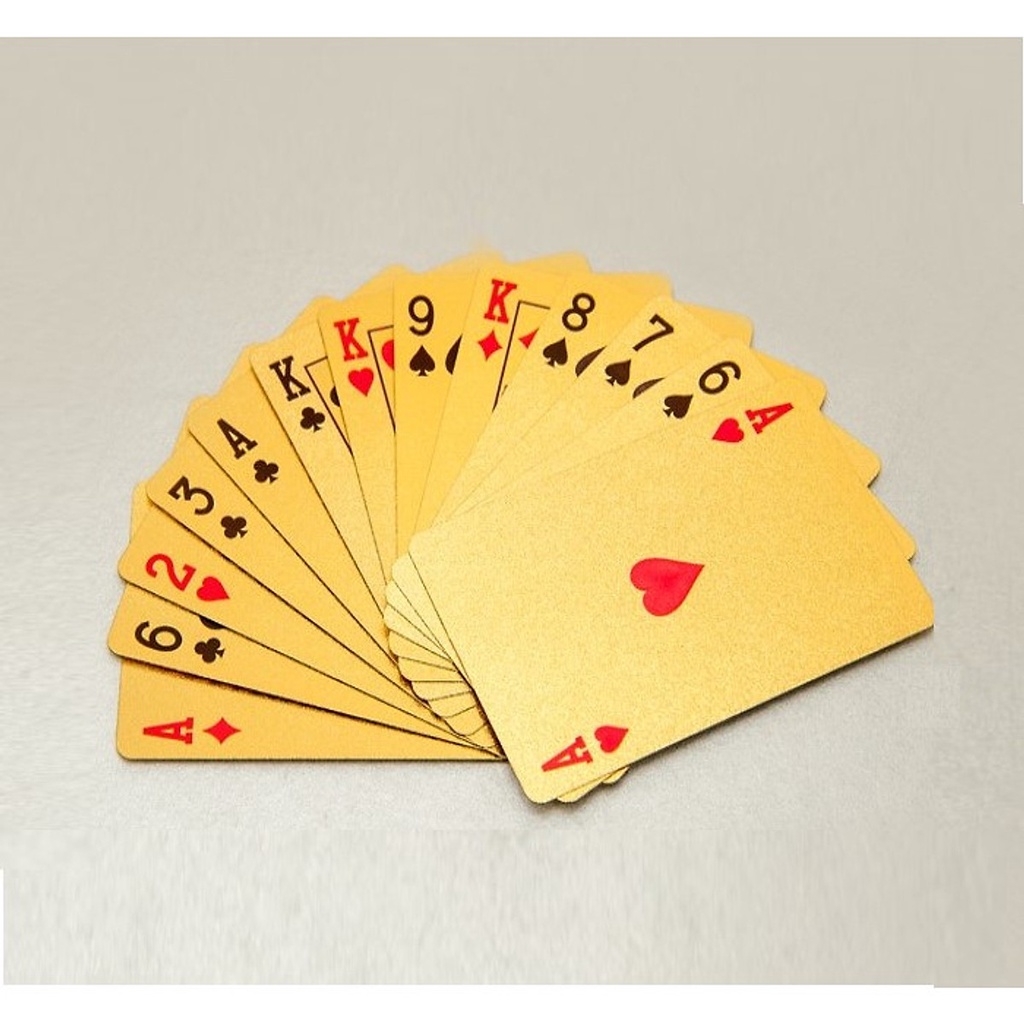 Bộ Bài Mạ Vàng 24K Cao Cấp Hot