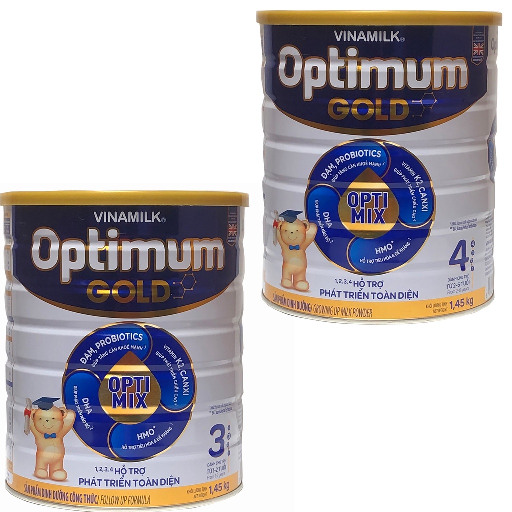 Sữa Optimum Gold 3 Vinamilk 1,45kgmẫu mới