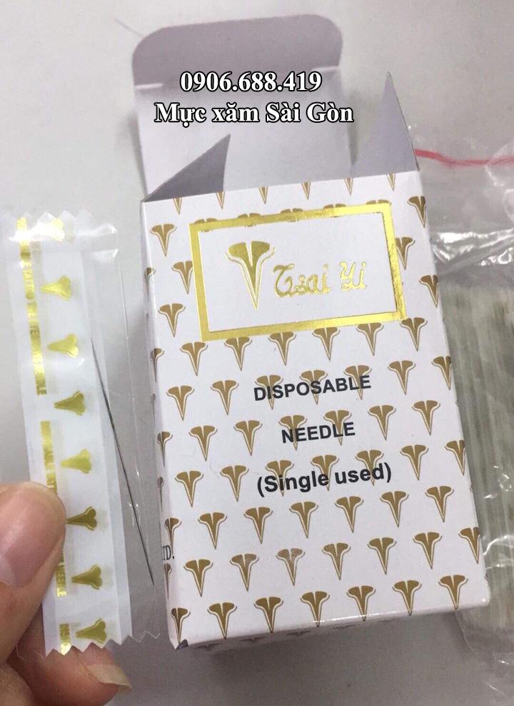[HCM](100 cái) kim phun xăm 1R  dài của máy Traiyi