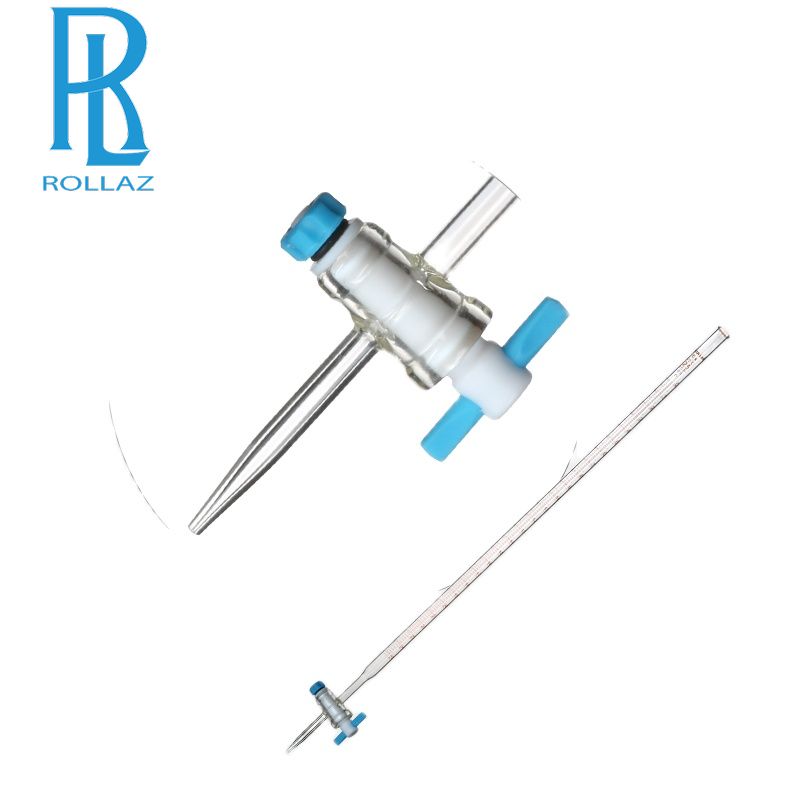 Bộ Burette thủy tinh chuẩn độ có khóa Teflon