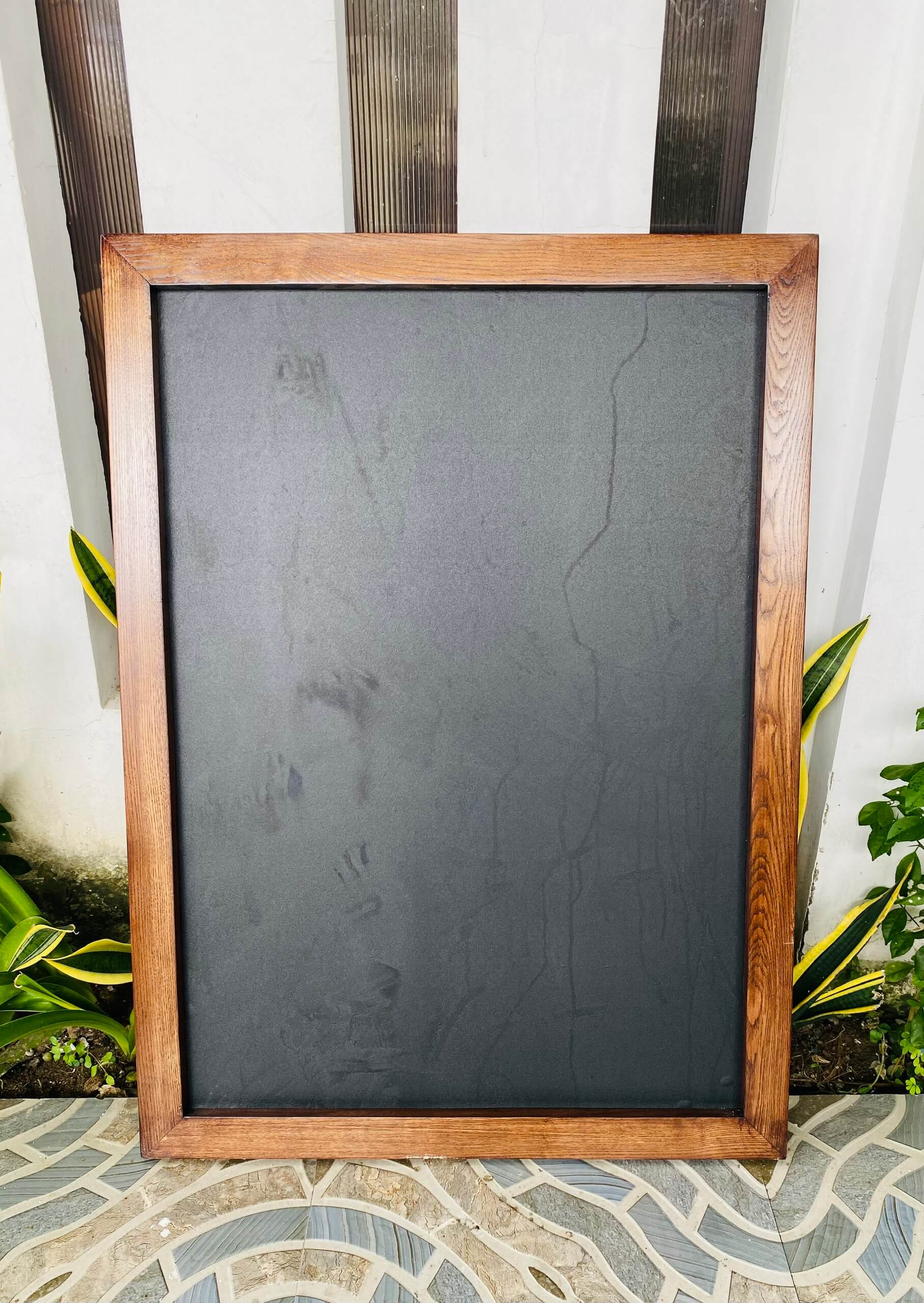 Bảng đen MENU viết phấn không chân - LUXI decor