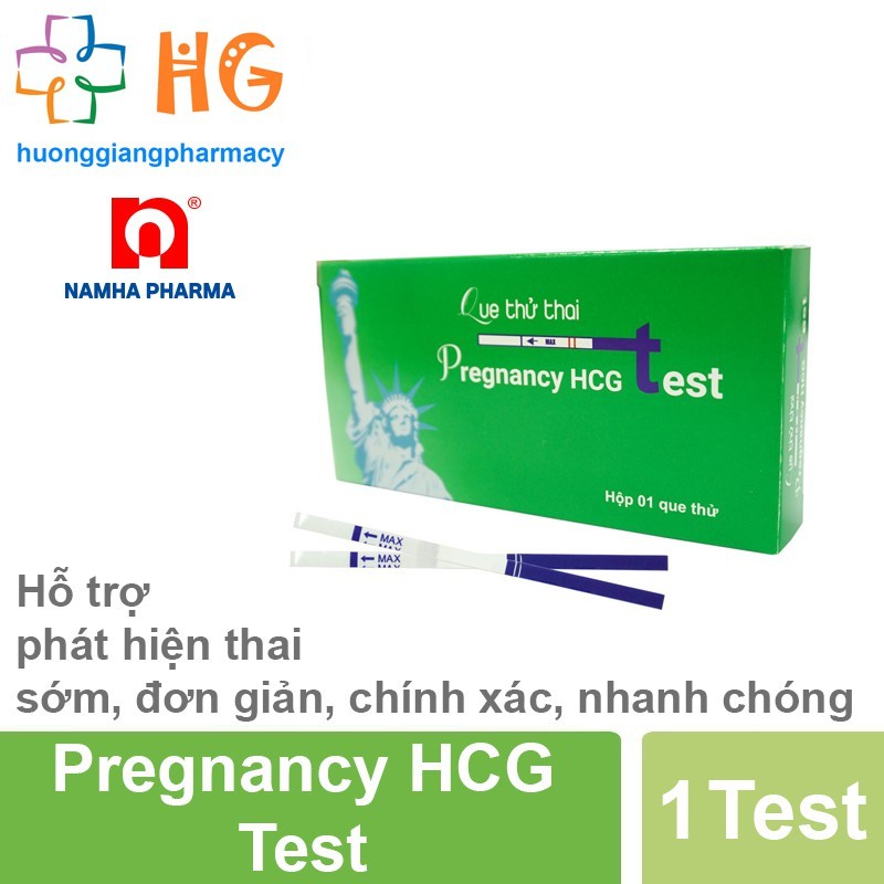 Que thử thai nhanh Pregnancy HCG Test - An Toàn, Chính Xác, Hiệu Quả nhập khẩu