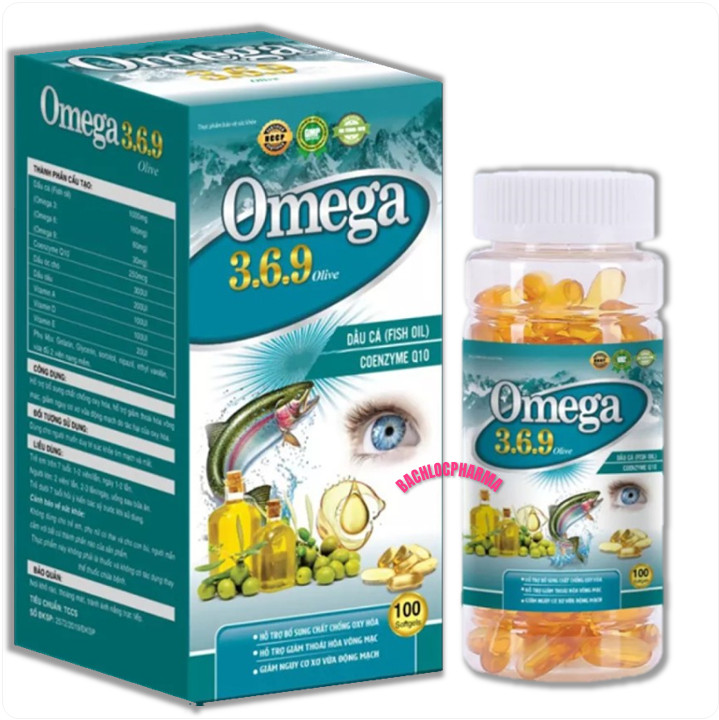 Viên uống dầu cá Omega 3.6.9 Oliver phòng ngừa bệnh tim mạch và tai biến