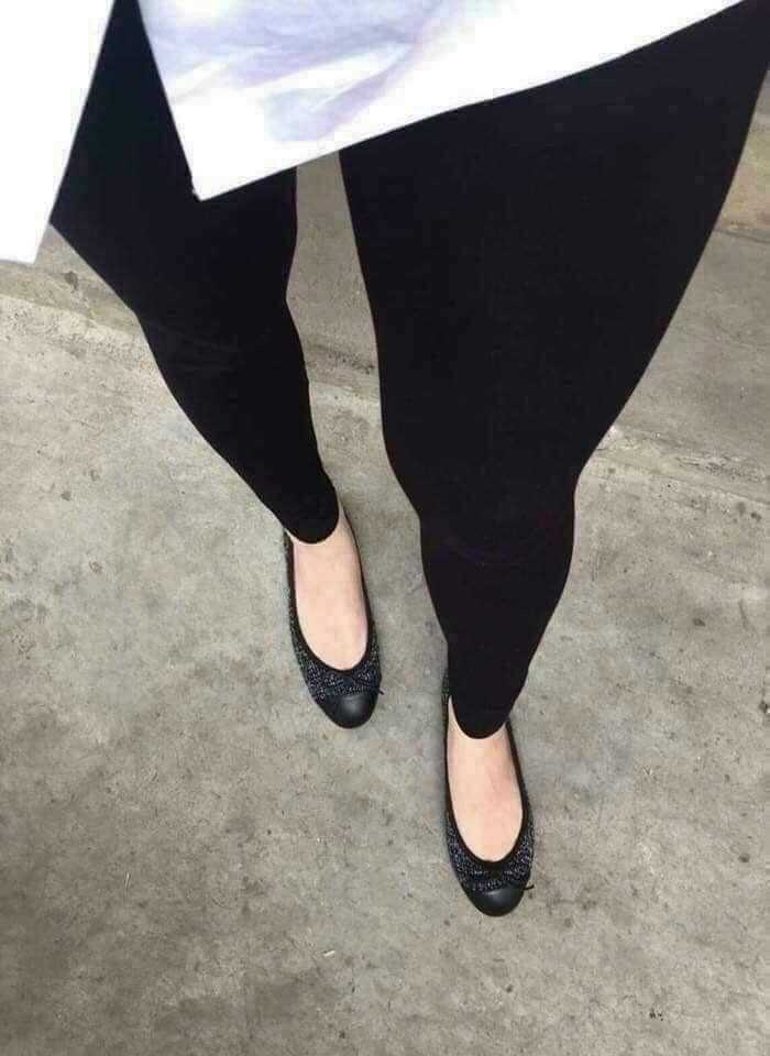 Quần Legging Dài Cuộn Tím Siêu Hot Co Giãn 4 Chiều Chất Vải Thun