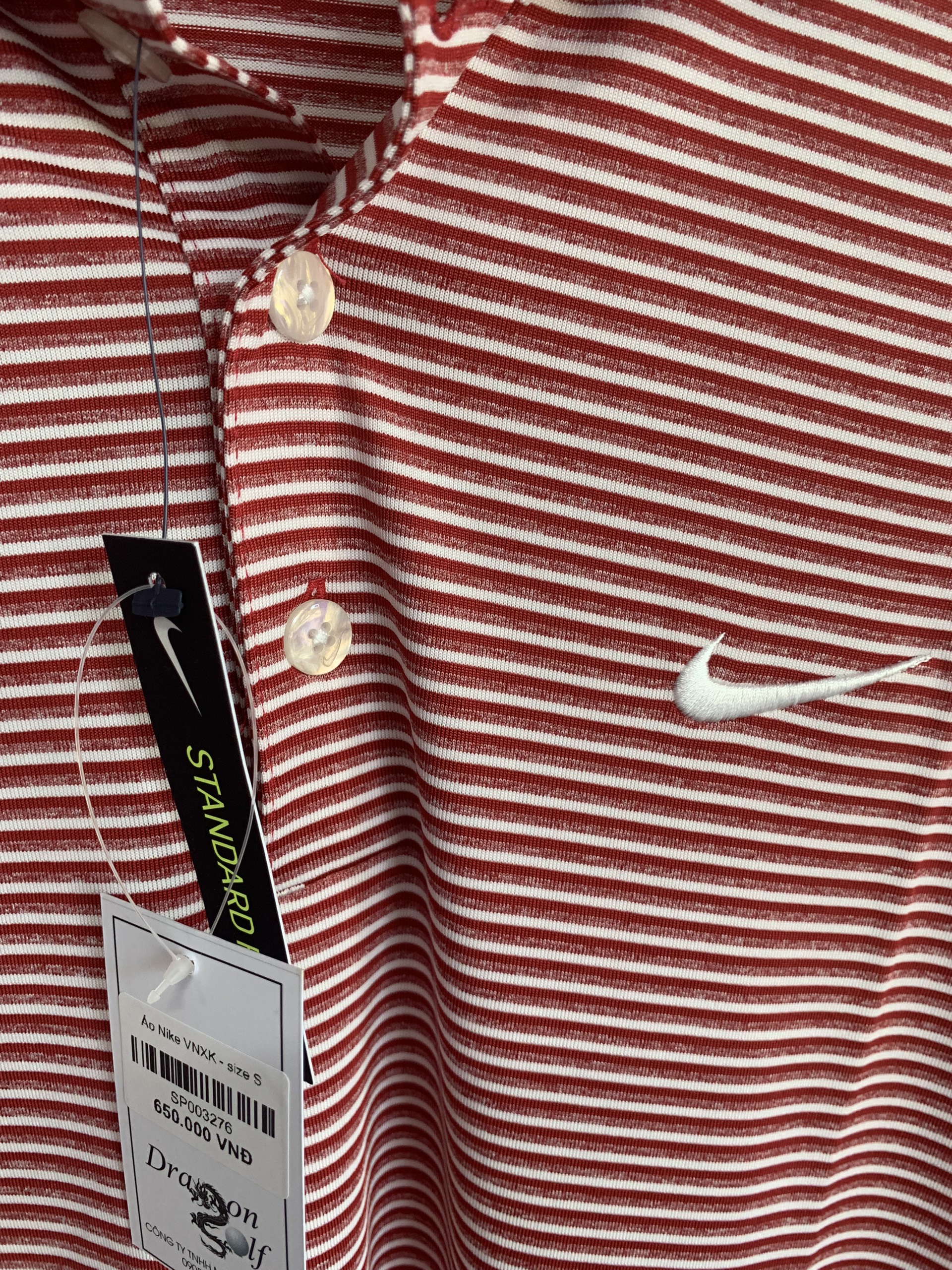 Áo Golf Nam Nike kẻ Golf T Shirt ( xuất dư )