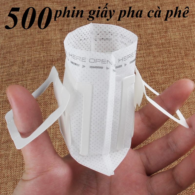Combo 500 phin giấy pha cà phê đi du lịch