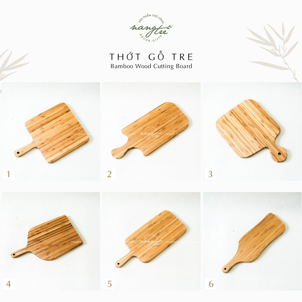 Thớt gỗ tre tự nhiên
