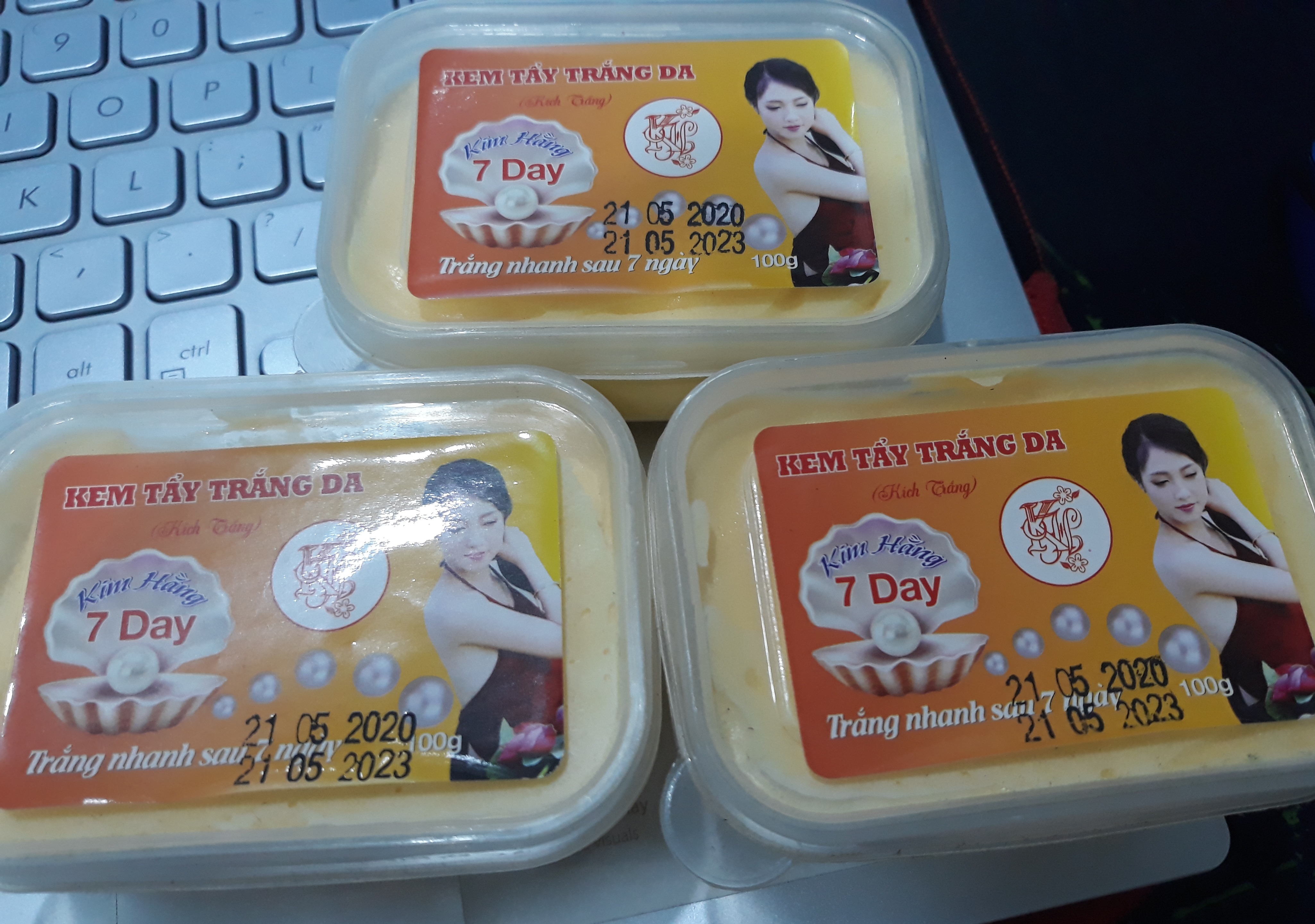 kem trắng da 7 day
