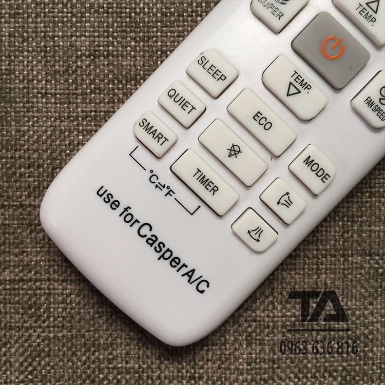 Remote máy lạnh Casper ✔ Điều khiển điều hòa Casper