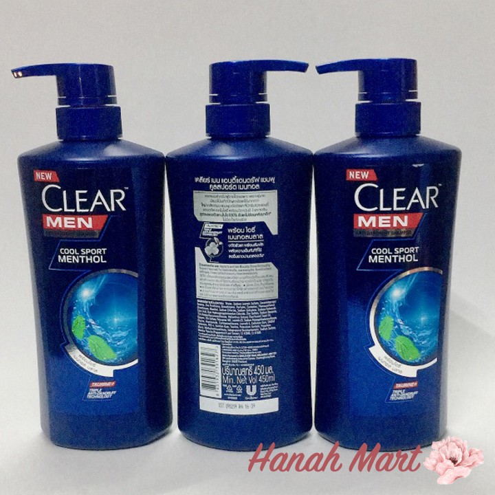 Dầu gội đầu Clear Men Thái Lan 400ml