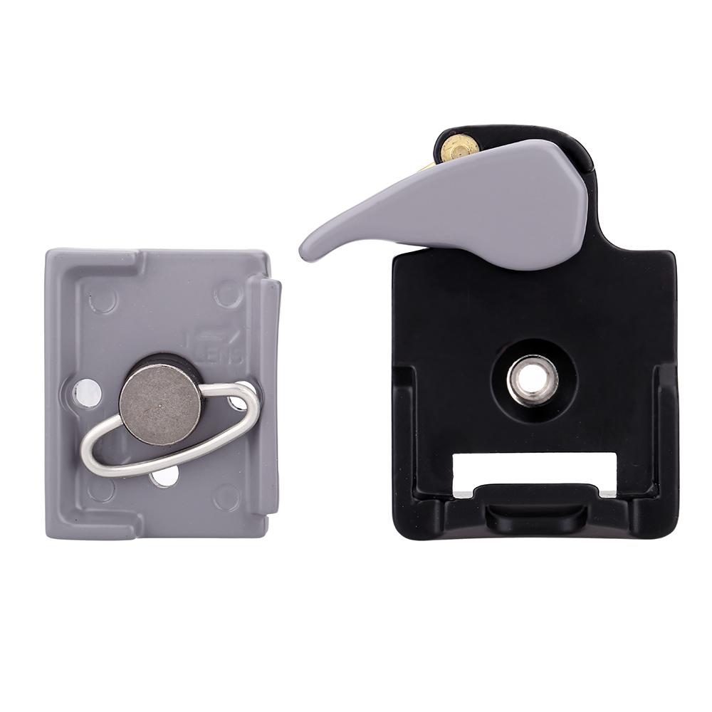Camera 323 Quick Release Clamp Adapter  + Quick Release Plate Compatible for Manfrotto 200PL-14 Compat Plate