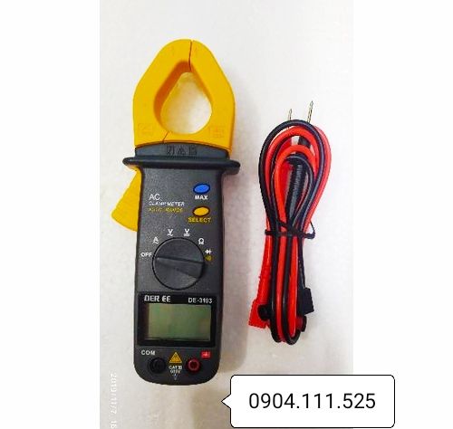 [HCM]Ampe kìm đo dòng AC DEREE DE-3103 (600A)