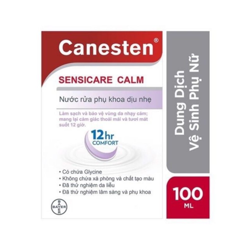 [HCM]CANESTEN NƯỚC RỬA PHỤ KHOA DỊU NHẸ