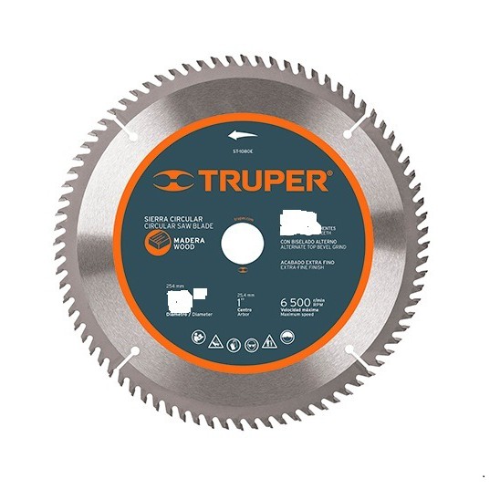Lưỡi cắt gỗ 254 mm x 30R Truper 18304