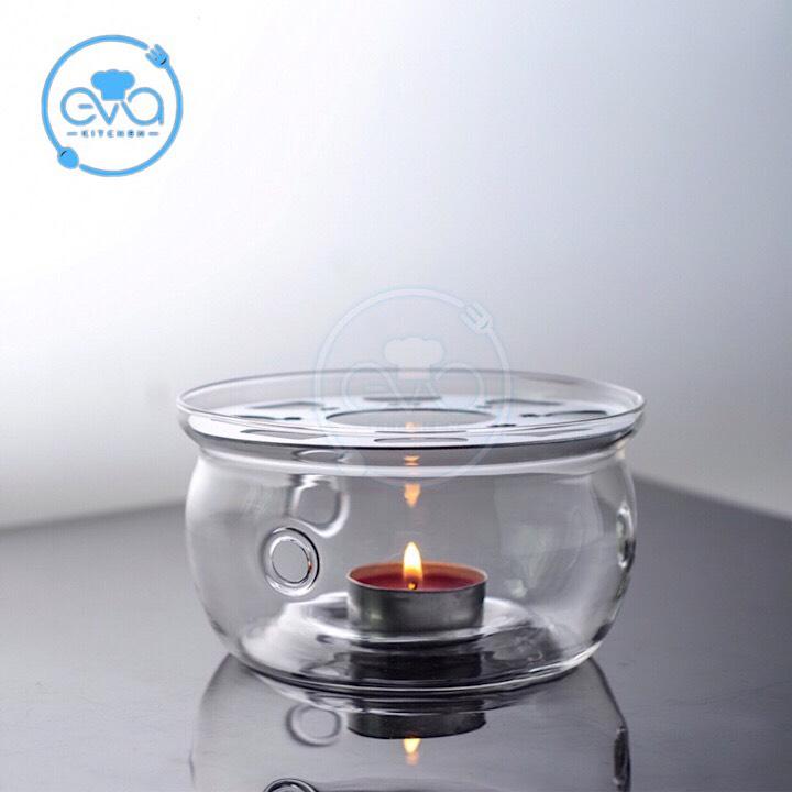 Đế Nến Giữ Nhiệt Thuỷ Tinh Hình Tròn